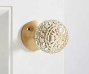 beautiful faceted glass closet door knobs for sale online gold rosette hardware with gem cut spherical doorknob for bedroom classic traditional whimsical decor inspiration